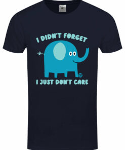 Pop Factory I Didnt Forget Mens Navy T Shirt 1