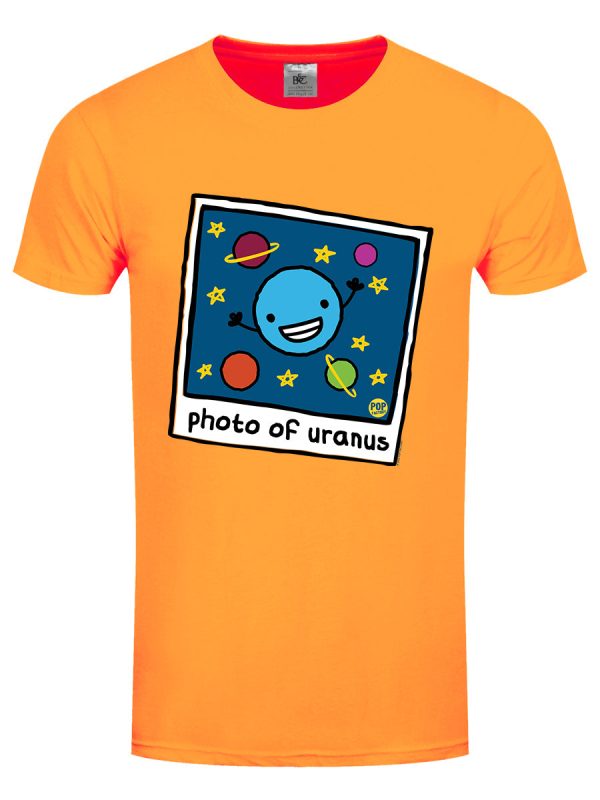 Pop Factory Photo Of Uranus Men’s Apricot T-Shirt