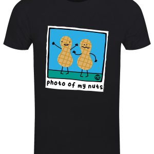 Pop Factory Photo of My Nuts Mens Black T Shirt 1