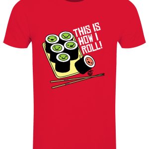 Pop Factory This Is How I Roll Men’s Red T-Shirt