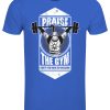 Praise The Gym Men’s Blue T-Shirt