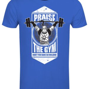 Praise The Gym Men’s Blue T-Shirt