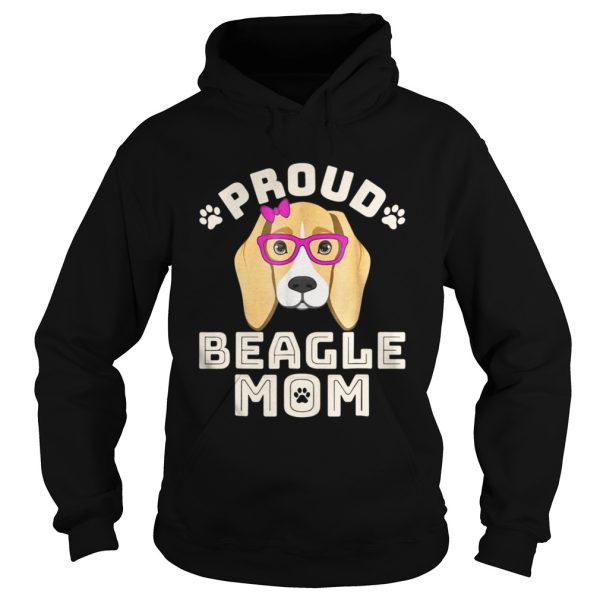 Proud beagle mom dog shirt