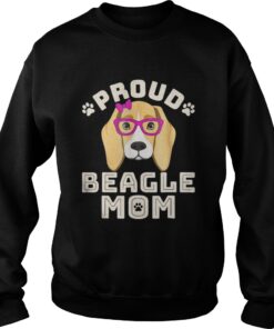Proud beagle mom dog shirt 3