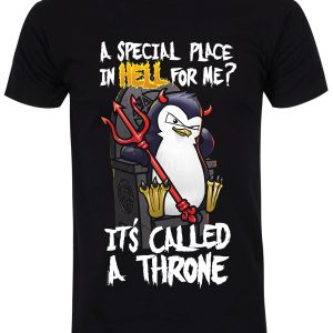 Psycho Penguin A Special Place In Hell Mens Black T Shir 1