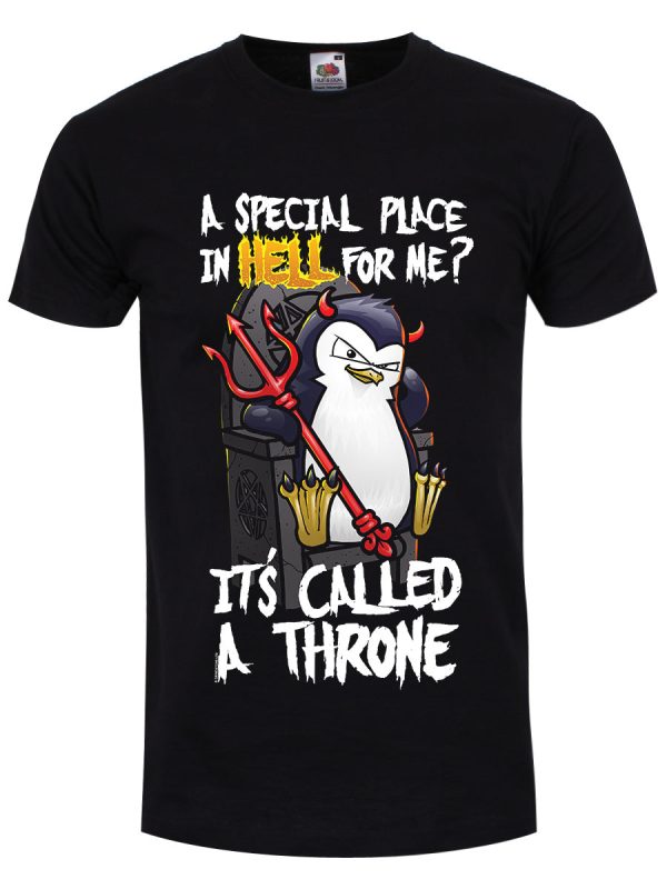 Psycho Penguin A Special Place In Hell Men’s Black T-Shir