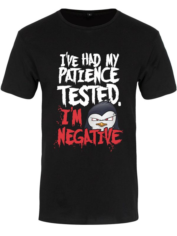 Psycho Penguin Patience Men’s Premium Black T-Shirt