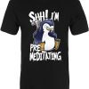 Psycho Penguin Shh! I’m Pre-Meditating Men’s Premium Black T-Shirt