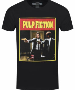 Pulp Fiction Group Mens Black T Shirt 1