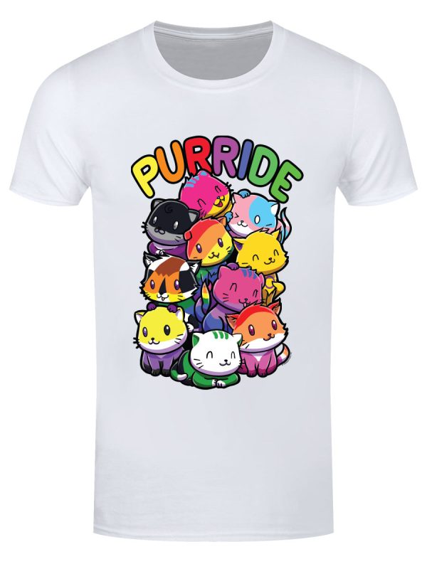 Purride Cats Men’s White T-Shirt