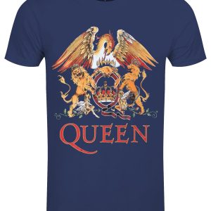 Queen Classic Crest Men’s Denim Blue T-Shir