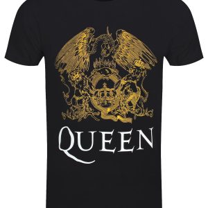 Queen Crest Men’s Black T-Shirt