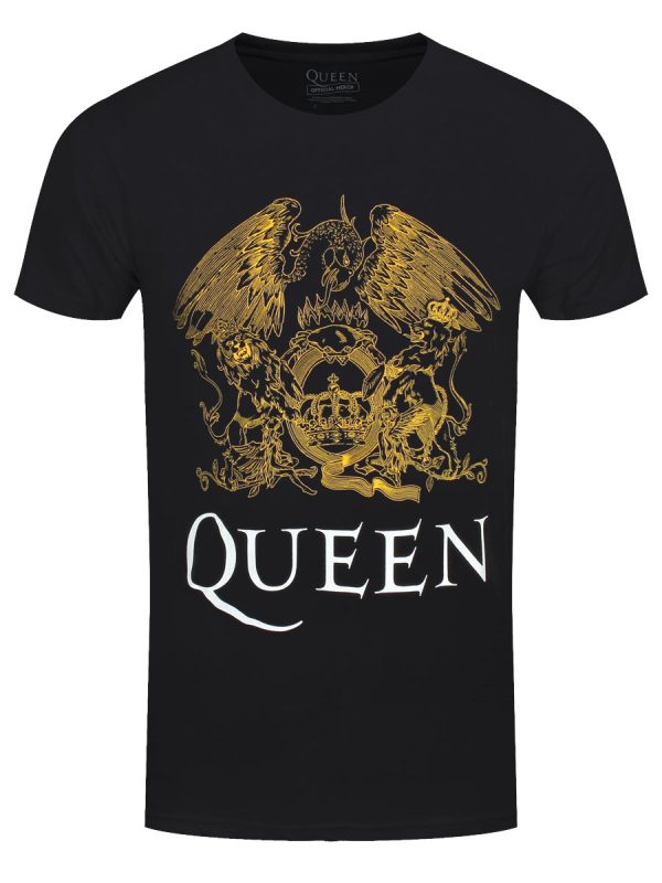 Queen Crest Men’s Black T-Shirt