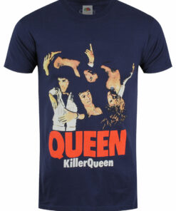 Queen Killer Queen Mens Navy Blue T Shirt 1