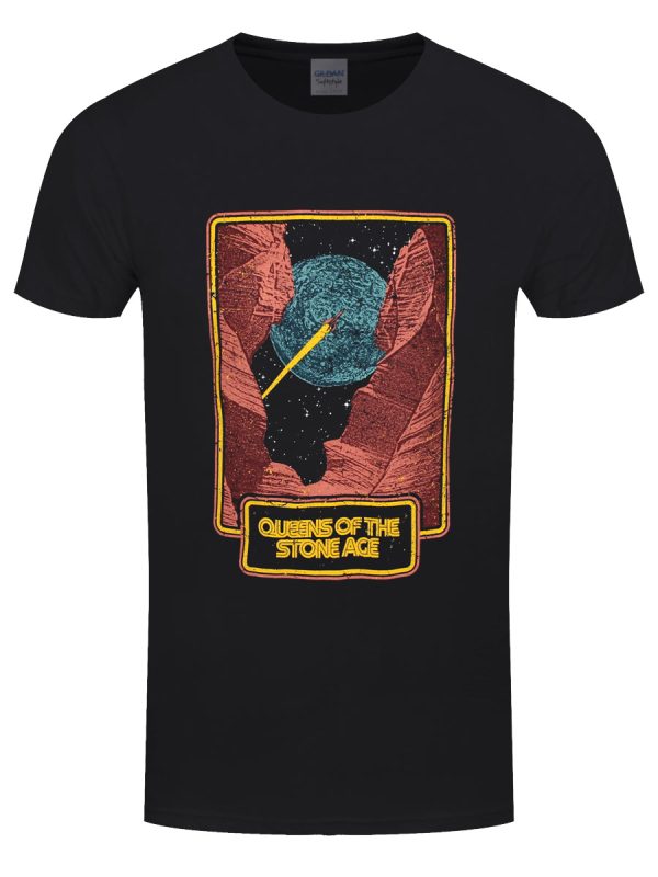 Queens Of The Stone Age Canyon Men’s Black T-Shirt