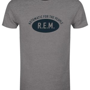 REM Automatic For The People Mens Grey T Shirt 1