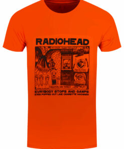 Radiohead Gawps Mens Orange T Shirt 1