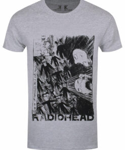 Radiohead Scribble Mens Grey T Shirt 1