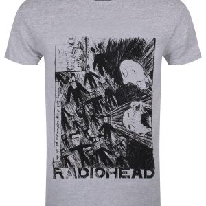 Radiohead Scribble Men’s Grey T-Shirt