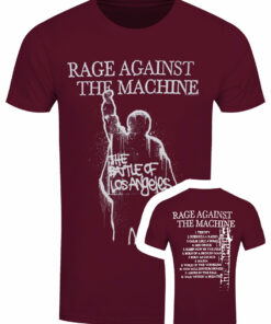 Rage Against The Machine BOLA Album Cover Mens Maroon T Shirt 1
