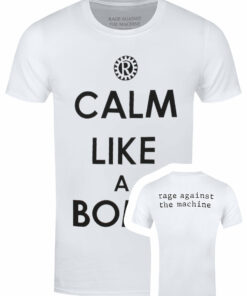 Rage Against The Machine Calm Like A Bomb Mens White T Shirt 1