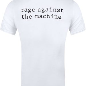 Rage Against The Machine Calm Like A Bomb Men’s White T-Shirt