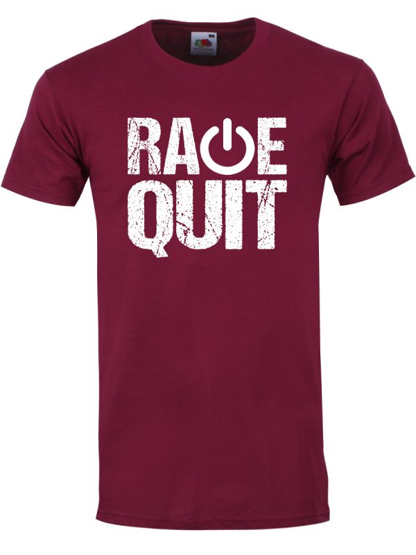 Rage Quit Men’s Burgundy T-Shirt