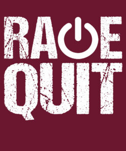 Rage Quit Men's Burgundy T-Shirt 2 Rage Quit Mens Burgundy T Shirt 3