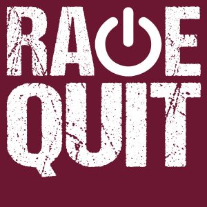 Rage Quit Mens Burgundy T Shirt 3