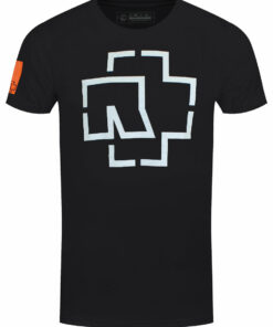Rammstein Glow In The Dark Logo Mens Black T Shirt 1