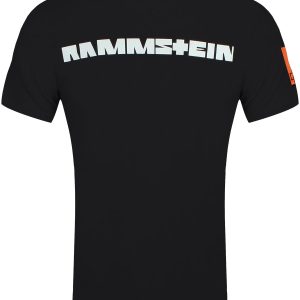 Rammstein Glow In The Dark Logo Mens Black T Shirt 2