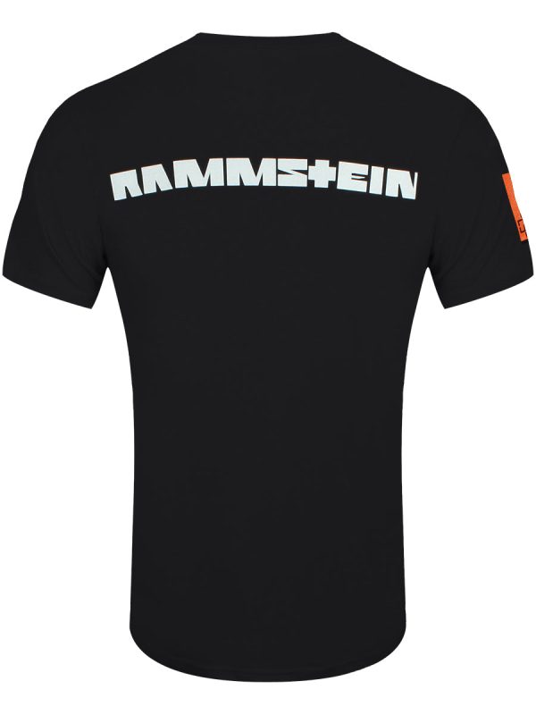 Rammstein Glow In The Dark Logo Men’s Black T-Shirt