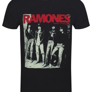 Ramones Rocket To Russia Men’s Black T-Shirt