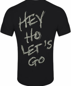 Ramones Seal Hey Ho Mens Black T Shirt 2
