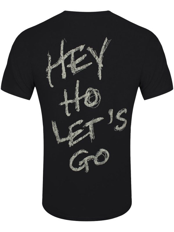 Ramones Seal Hey Ho Men’s Black T-Shirt
