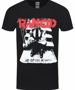 Rancid Wolves Mens Black T Shirt 1