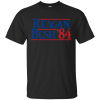 Reagan Bush 84 Presidential Election Vintage Style T-Shirt