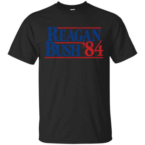 Reagan Bush 84 Presidential Election Vintage Style T-Shirt