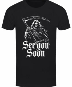 Reaper See You Soon Mens Black T Shirt 1