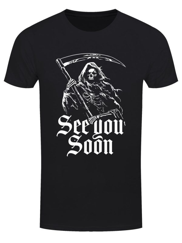 Reaper See You Soon Men’s Black T-Shirt