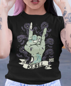 Rebel Zombie T Shirt 1