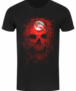 Requiem Collective Celestial Secret Mens Heather Black Denim T Shirt 1