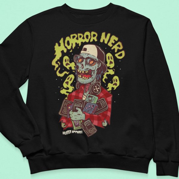 Retro Horror Nerd Sweatshirt