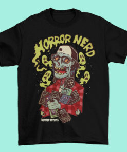 Retro Horror Nerd T-Shirt 1 Retro Horror Nerd T Shirt 2