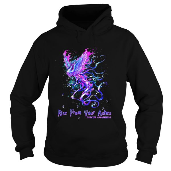 Rise from your ashes suicide awareness shirt