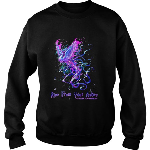 Rise from your ashes suicide awareness shirt