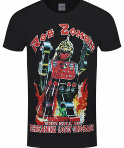 Rob Zombie Lord Dinosaur Mens Black T Shirt 1