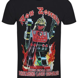 Rob Zombie Lord Dinosaur Mens Black T Shirt 1