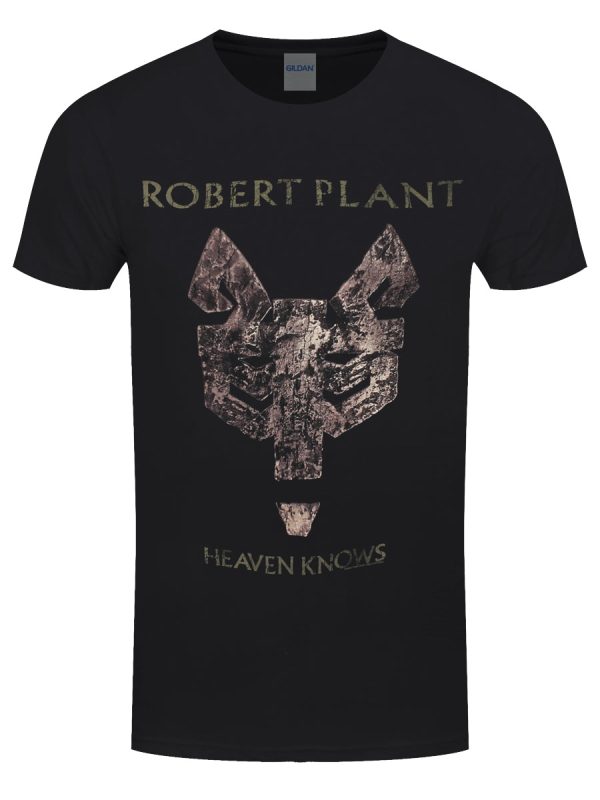 Robert Plant Heaven Knows Men’s Black T-Shirt