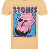 Rolling Stones American Tour Map Men’s Cream T-Shirt